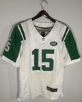 Nike On Field Brandon Marshall New York Jets White #15 Road Jersey Size 44 L NFL