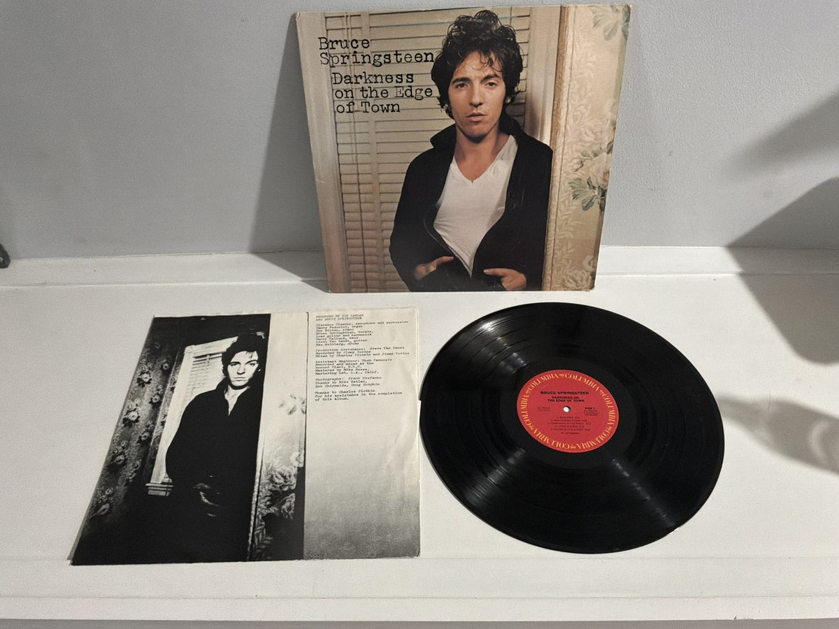Bruce Springsteen Darkness on the Edge of Town 1978 Columbia JC 35318 LP w/ Inse