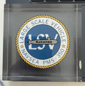US Navy LSV Glass Plaque Display NAVSEA PMS 350 Kokanee Submarine