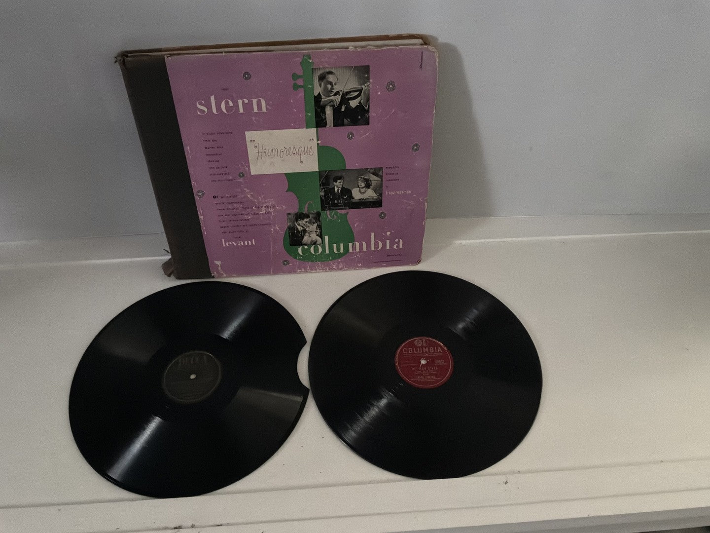 Isaac Stern Oscar Levant Humoresque Columbia MM-657 78 RPM Set 1946 Soundtrack A