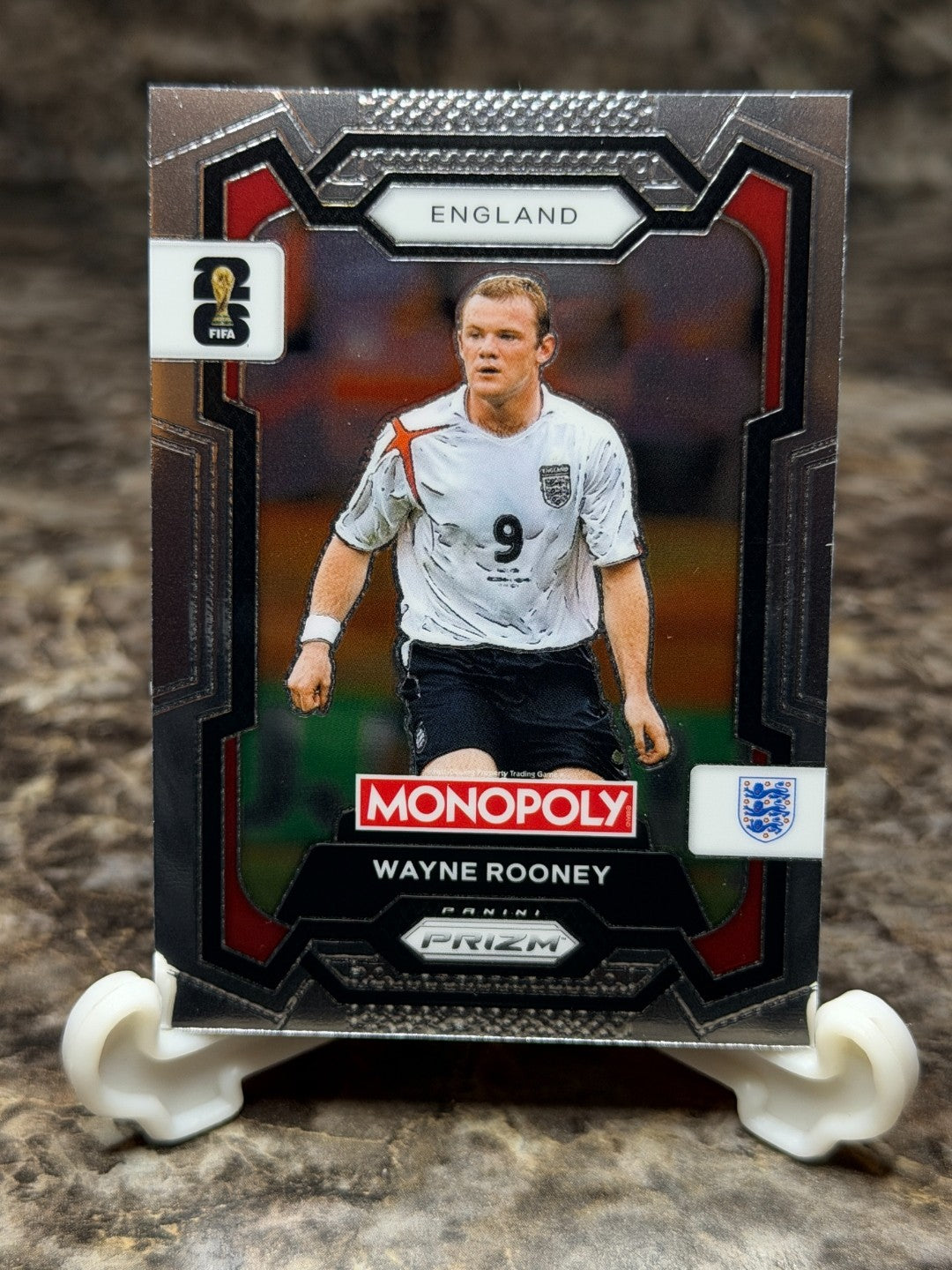 2026 Panini Monopoly Prizm FIFA World Cup 26 Wayne Rooney #27 England Base
