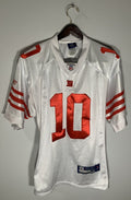 Eli Manning New York Giants Reebok Authentic Jersey White #10 Sz 48 NFL Sewn