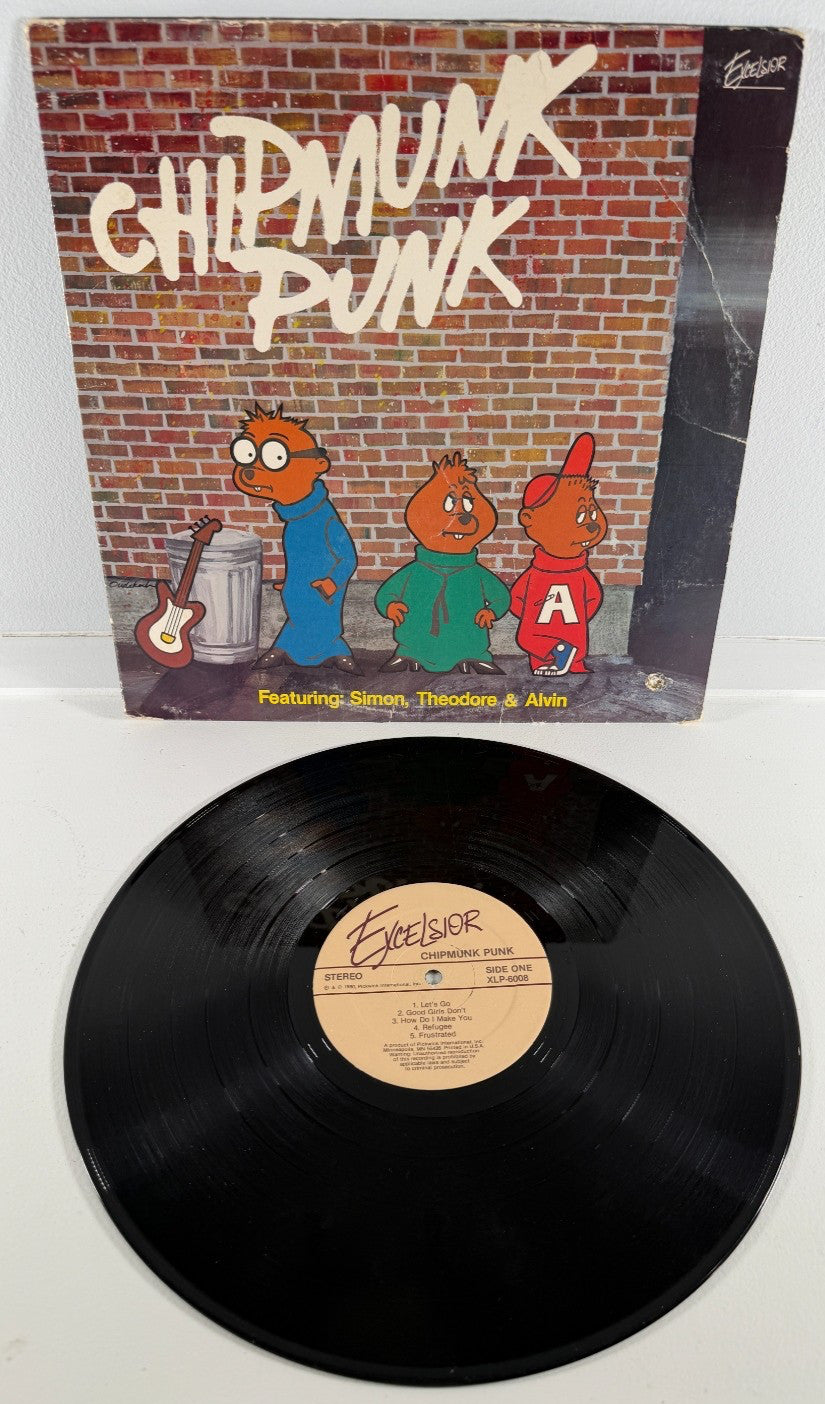 Chipmunk Punk 1980 Excelsior XLP-6008 LP My Sharona Knack Queen Petty