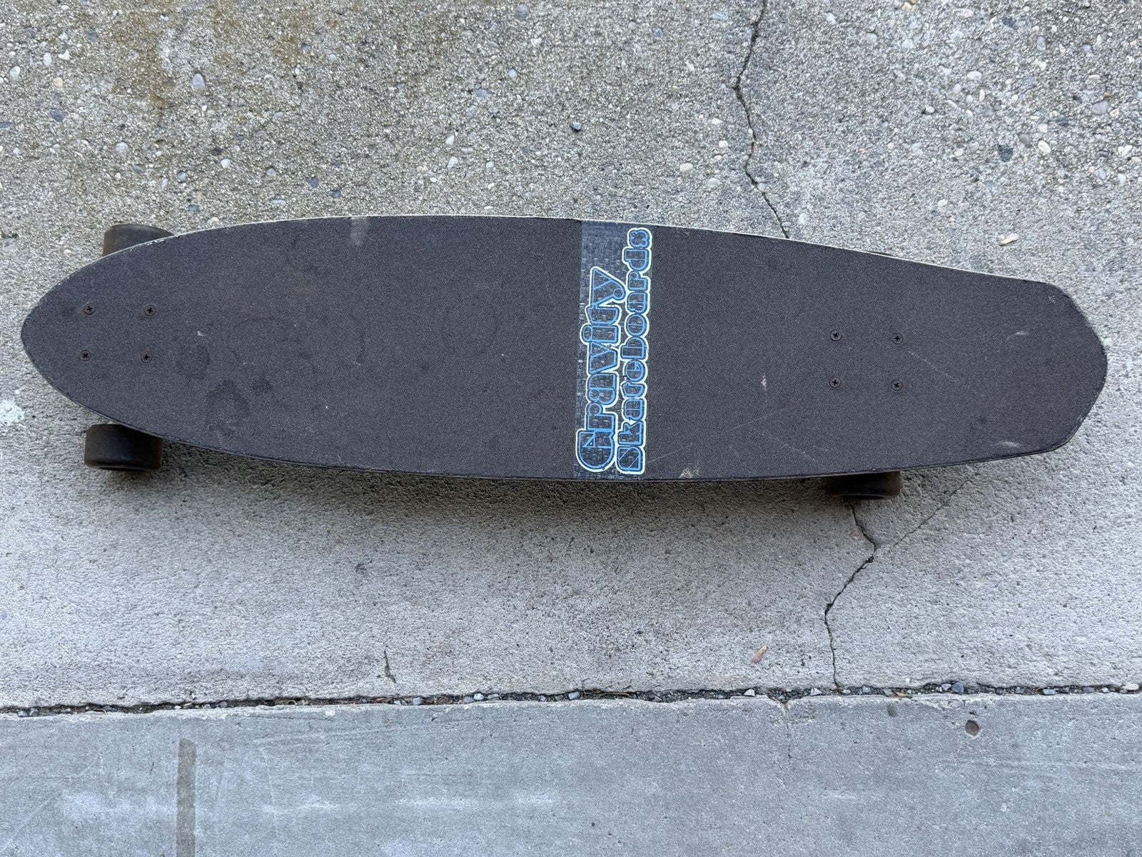 Gravity Skateboards Longboard Pintail Cruiser Steve Sherman Photo Graphic Deck