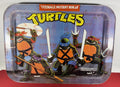 Vintage 1990 Teenage Mutant Ninja Turtles TMNT Metal TV Lap Tray Mirage Studios