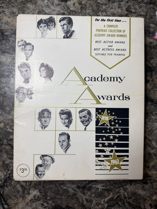 1962 Volpe Academy Awards Oscar Portraits Brown Derby Complete 69 Print Set NM
