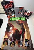 Rescue The Embassy Mission NES CIB Kemco Manual + Power Player Poster 1990