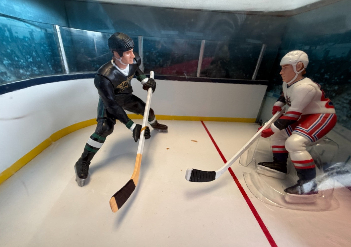 1999 Starting Lineup Freeze Frame One On One Brett Hull Wayne Gretzky NHL Box
