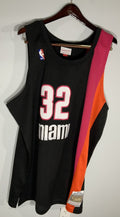 Mitchell Ness Shaquille ONeal Miami Heat Black #32 HWC 05-06 Swingman 2XLT