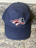 New England Patriots Vintage Hat Flying Elvis Minuteman NFL Navy 90s Cap