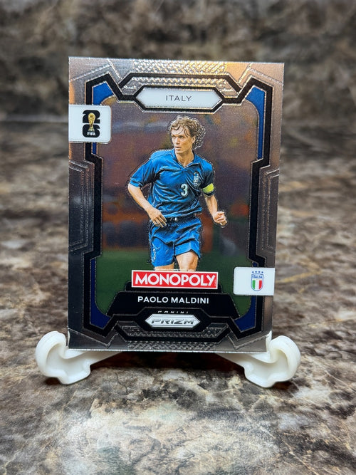 2026 Panini Monopoly Prizm FIFA World Cup 26 Paolo Maldini #37 Italy Base