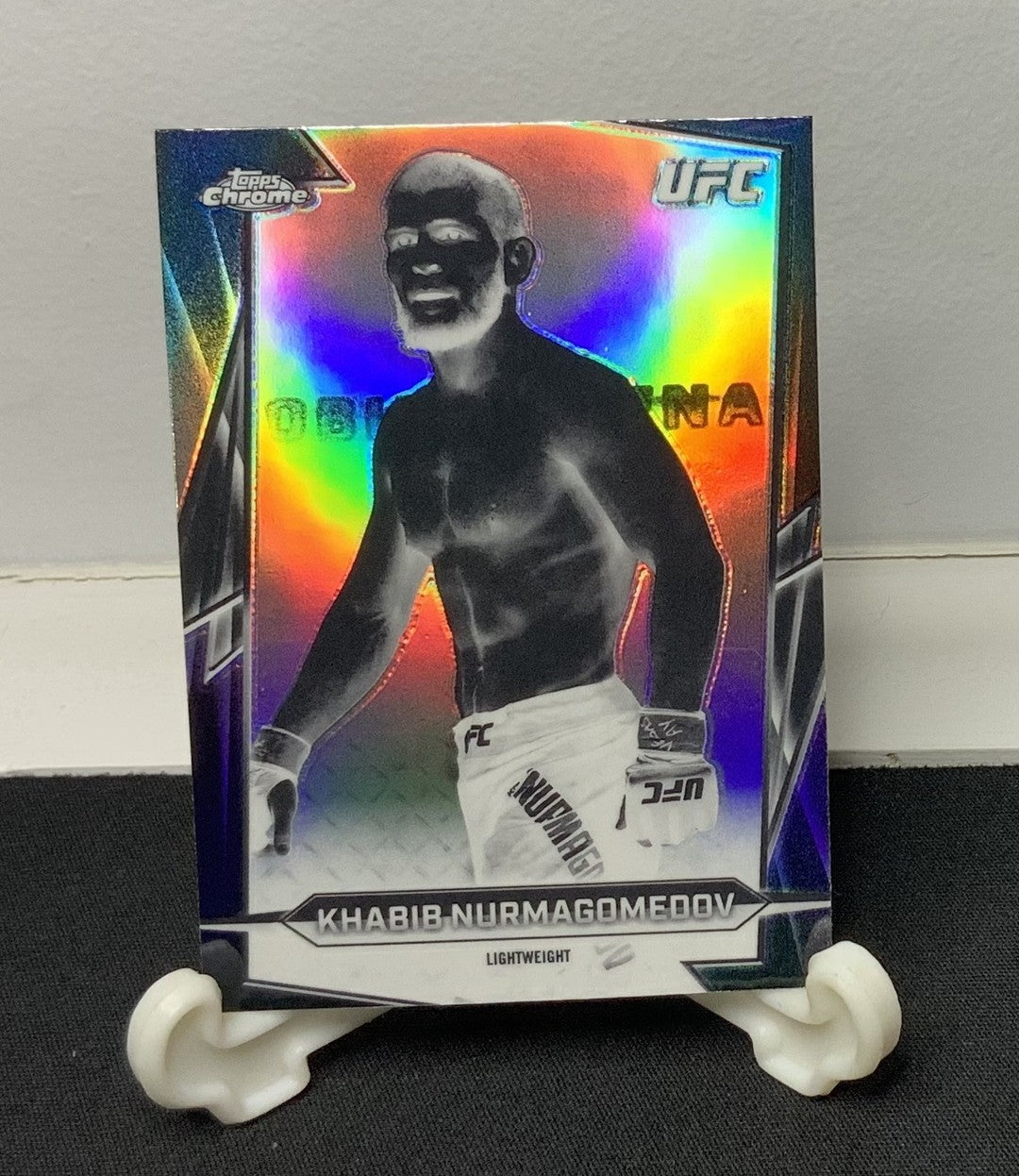 Khabib Nurmagomedov 2026 Topps Chrome UFC #140 Photo Negative SSP Lightweight