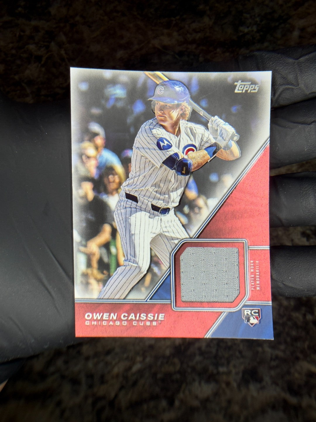 2026 Topps Major League Material Owen Caissie ROOKIE Jersey Cubs #MLM-OCA