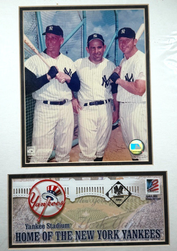 Mickey Mantle Photo File Cooperstown Collection Lot 8x10 11x14 Maris Berra Yanks