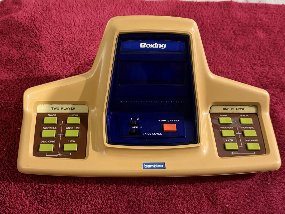 Bambino Knock-Em Out Boxing ET-0601 Vintage 1979 VFD Tabletop Game WORKS