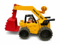 Vintage 1988 Tonka Wrecking Crew Hammer Hank Backhoe w Figure & Ball Complete