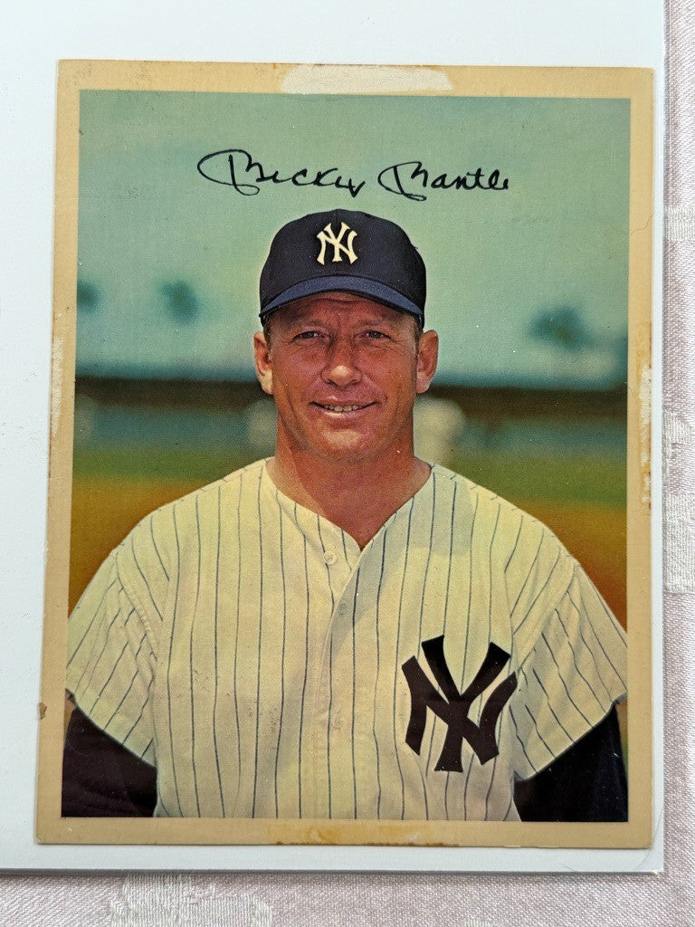 1967 Dexter Press Premiums NY Yankees Complete Team Set 12 Cards Mickey Mantle
