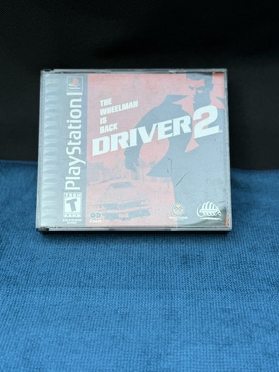Driver 2 PS1 PlayStation 1 Complete CIB 2 Disc Wheelman Infogrames Black Label
