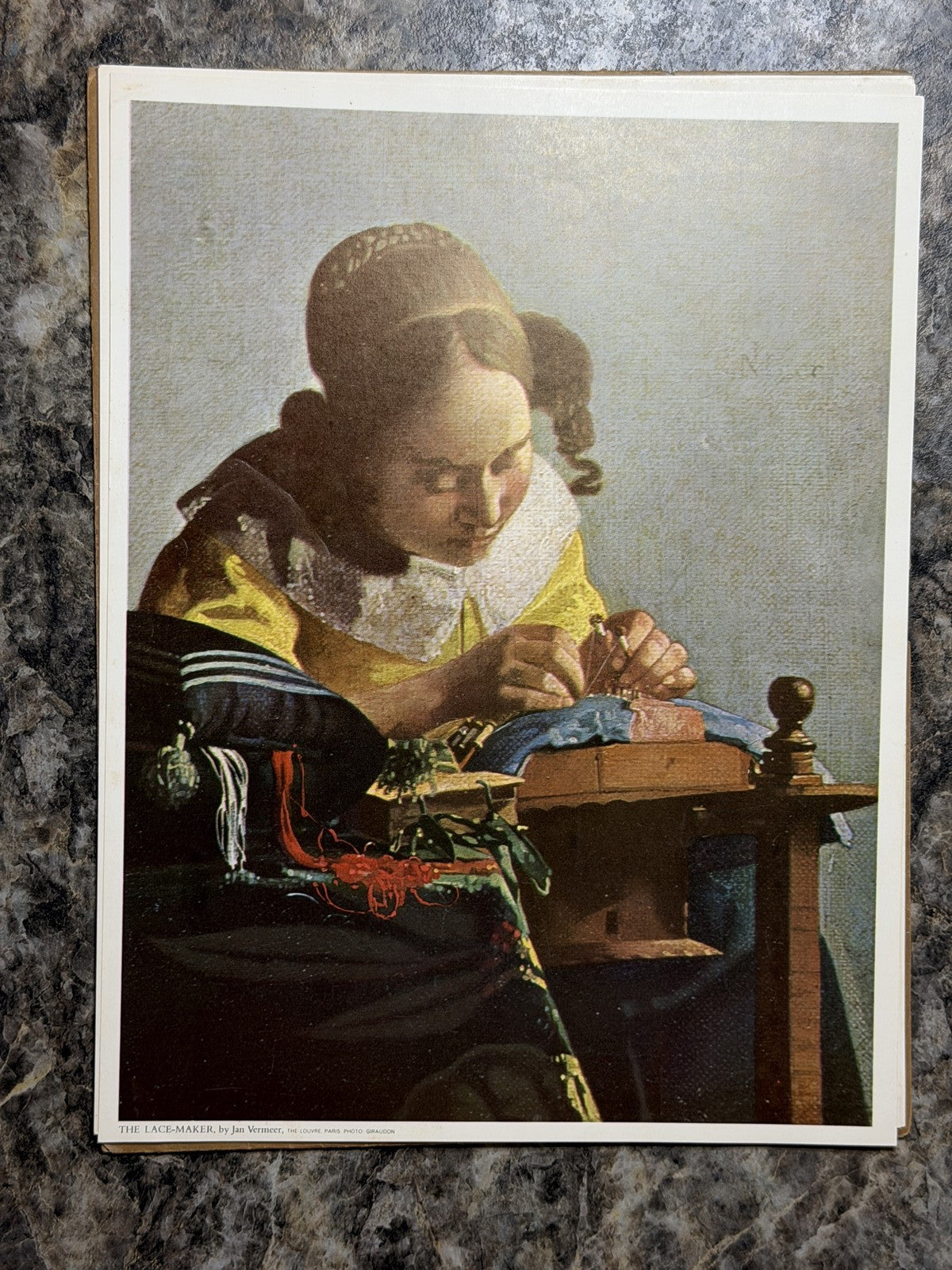 Vintage Art Print Lot 4 Readers Digest Vermeer Chagall Homer Degas Museum Repro