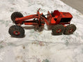 Vintage Nylint #1400 Red Pressed Steel Road Grader 19in 1950s 60s Uncommon Color