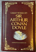 Great Works Sir Arthur Conan Doyle Sherlock Holmes Leather Strand Facsimile 1987