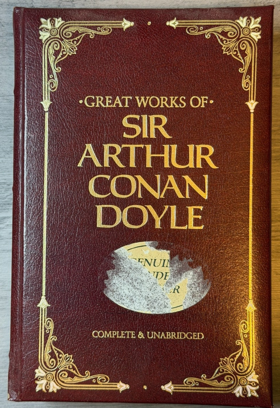 Great Works Sir Arthur Conan Doyle Sherlock Holmes Leather Strand Facsimile 1987