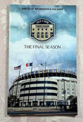 2008 NY Yankees Final Season Ticket Information Fan Guide Yankee Stadium 1923 NR