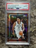 Dylan Harper 2025 Topps Chrome Refractor RC #252 PSA 10 GEM MT Spurs Rookie