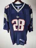 Corey Dillon New England Patriots Reebok Authentic Jersey Navy #28 Sz L NFL