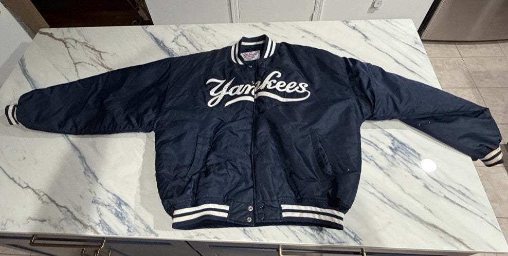 Vintage 90s Starter Diamond Collection New York Yankees Satin Jacket Mens 2XL