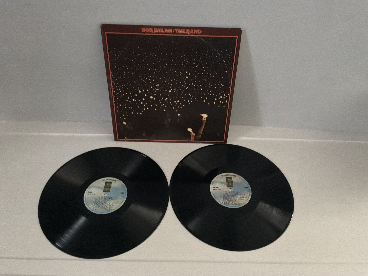 Bob Dylan The Band Before The Flood 2LP Asylum AB-201 1974 Live Gatefold Vinyl