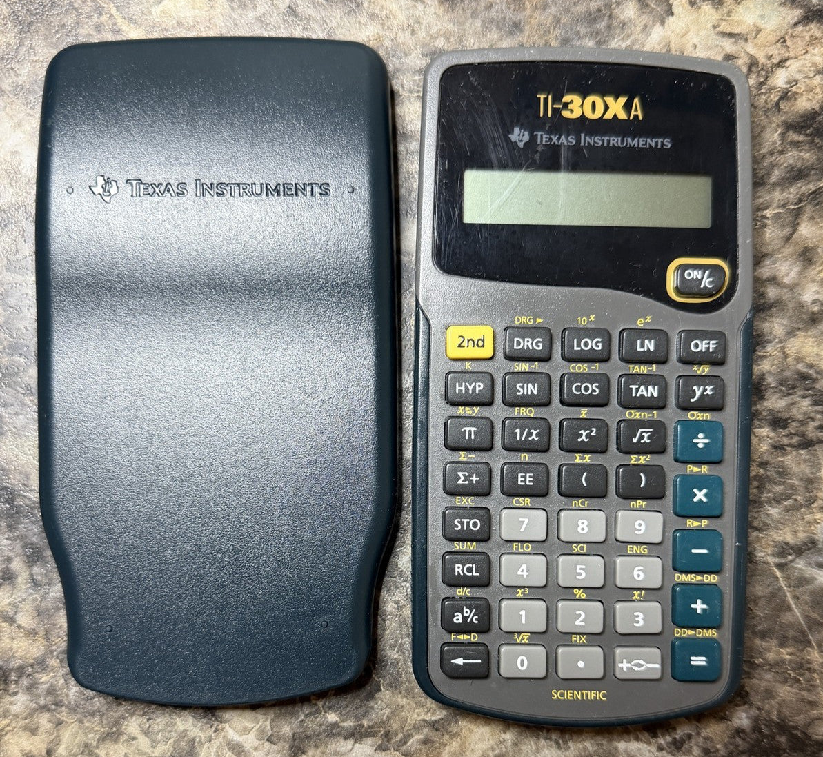 Texas Instruments TI-84 Plus + TI-30XA Calculator Lot 2 Covers Tested Working