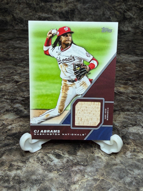 2026 Topps Major League Material CJ Abrams Bat Relic Nationals #MLM-CA