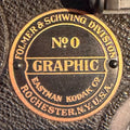 Folmer Schwing No 0 Graphic Camera Zeiss Kodak Anastigmat f6.3 Graflex 1909-26