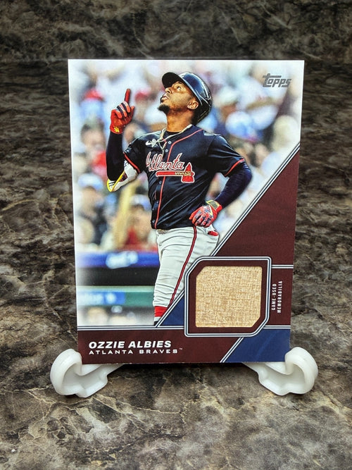 2026 Topps Major League Material Ozzie Albies Bat Relic Braves #MLM-OA