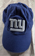 New York Giants NFL Strapback Hat 3D Embroidered NY Logo Royal Blue Adjustable