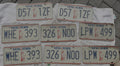 New York Statue of Liberty License Plate Lot 4 MATCHED PAIRS 8 Plates Original