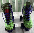 Vintage 1990 TMNT Teenage Mutant Ninja Turtles Roller Skates Donatello Kids