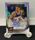Ryan Dunn 2025-26 Bowman Chrome Base Autograph BCA-RU RC Auto Phoenix Suns