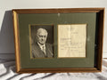 Bernard Baruch Signed 1949 Letter w/ Churchill Provenance Framed TLS Autograph