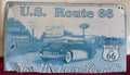 Vintage Style Tin Sign Lot of 3 Route 66 Surf City Santa Cruz Woody Wagon Decor