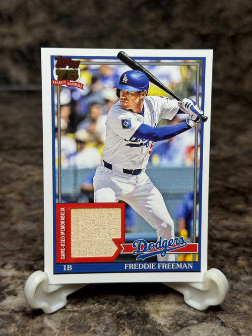 2026 Topps 1991 Topps Relic Freddie Freeman Bat Relic Dodgers #91R-FF