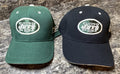 Reebok NY New York Jets Hat Lot Pair Green Black NFL Embroidered Caps Set 2