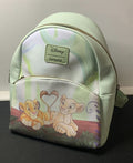 Loungefly Disney Lion King Simba Nala Mini Backpack Mint Green Heart Tail 2021