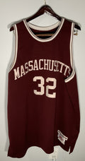 Julius Erving Dr J UMass Minutemen #32 Maroon 1970-71 Throwback Jersey 3XL