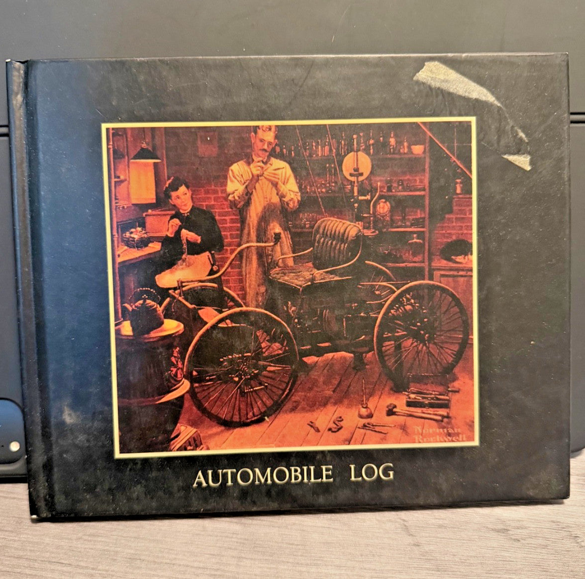 Automobile Log Hardcover Coffee Table Book Ford Mustang History Vintage AutoBook