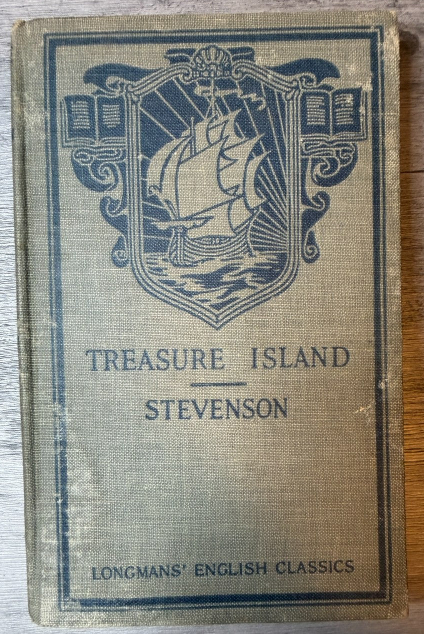 Treasure Island Robert Louis Stevenson 1916 Longmans English Classics Antique