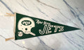 Vintage 1960s New York Jets AFL Felt Pennant Throwback Helmet