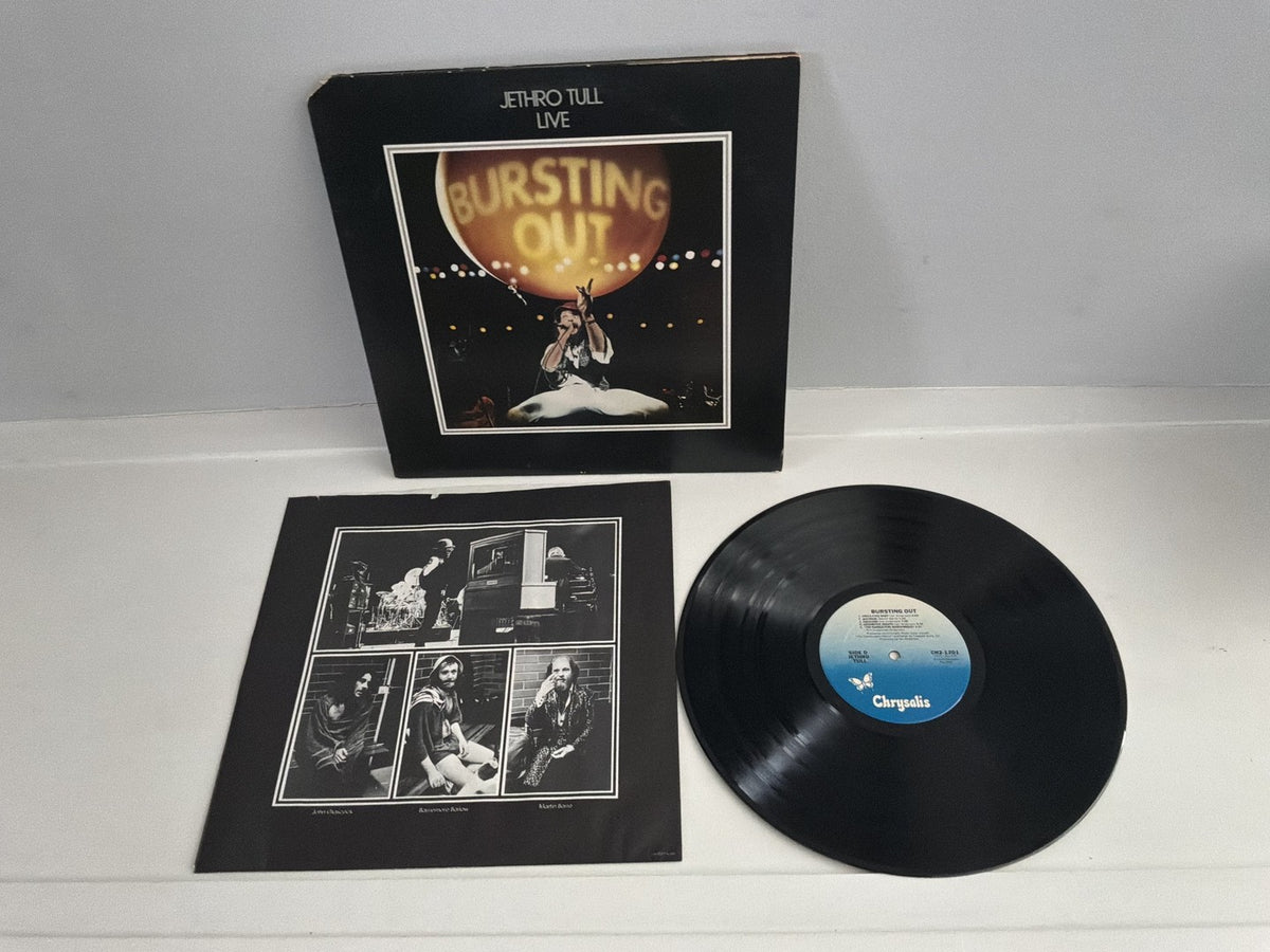 Jethro Tull Bursting Out Live 2LP Chrysalis CH2-1201 1978 Gatefold Aqualung