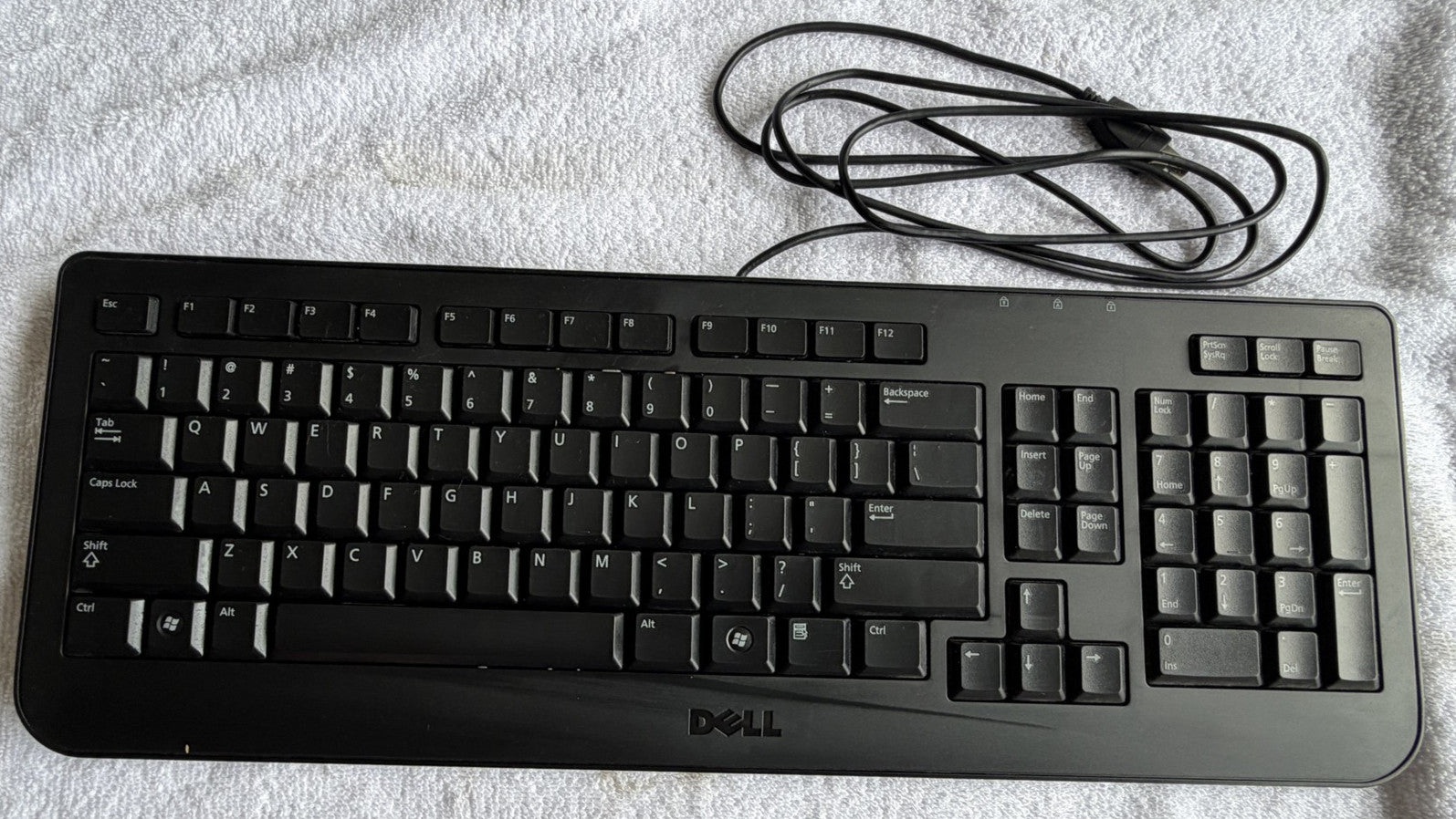 Dell SK-8185 USB Wired Keyboard Black Full Size 104 Key Standard Office 0Y526K